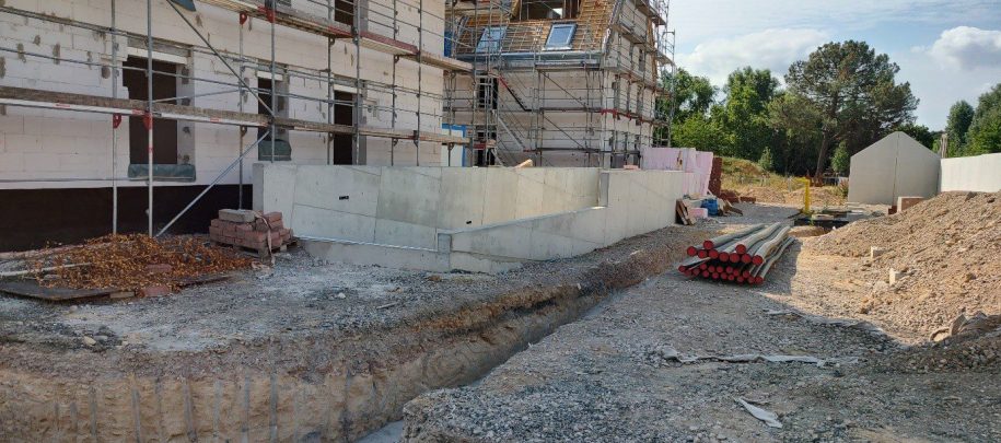 HydroTherm Referenz - Erdwärmesondenfeld für 4 Mehrfamilienhäuser in 67251 Freinsheim (Rheinland-Pfalz)