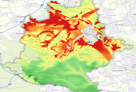 Geothermiepotenzial Stadtgebiet